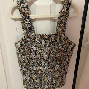 Abercrombie and Fitch floral crop top